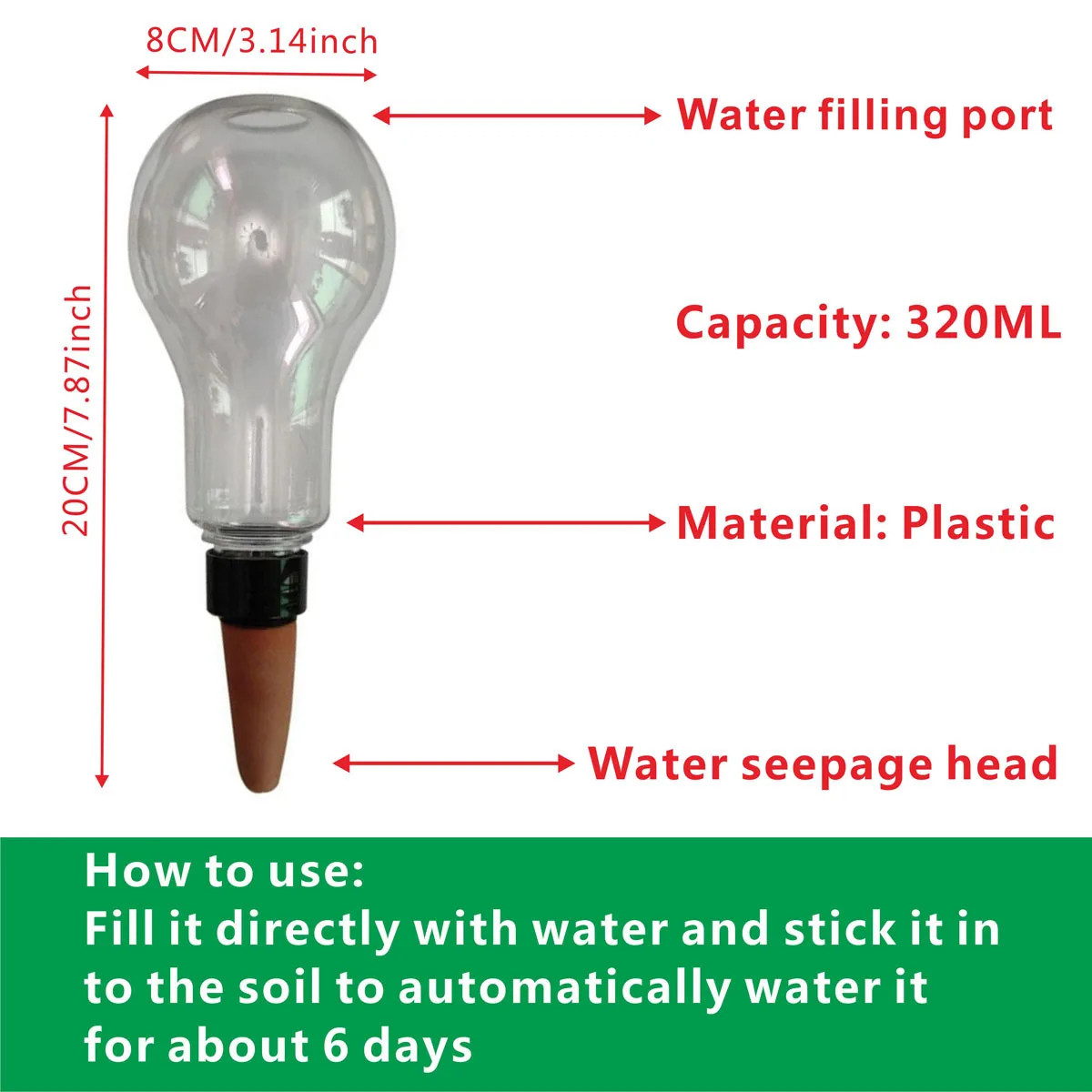 Garden Automatic Watering Tool Indoor Drip Irrigation Watering Device for Housep