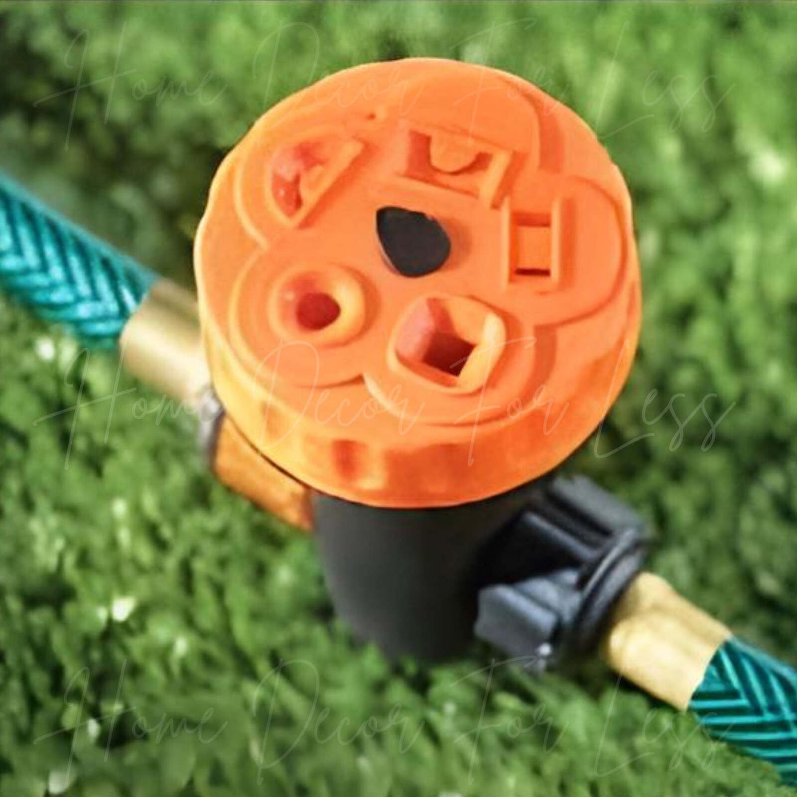 3 in 1 Portable Garden Lawn Sprinkler System 5 Spray Settings Water Garden Hose