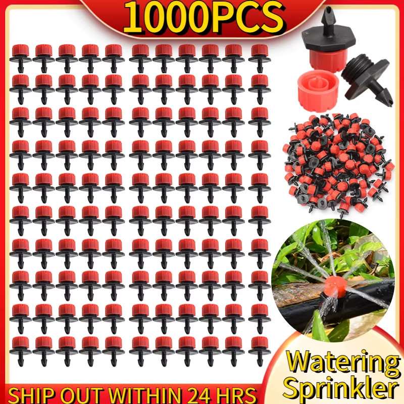 Garden Irrigation Nozzle Adjustable Dripper Sprinkler Emitter Micro Drip Balcony