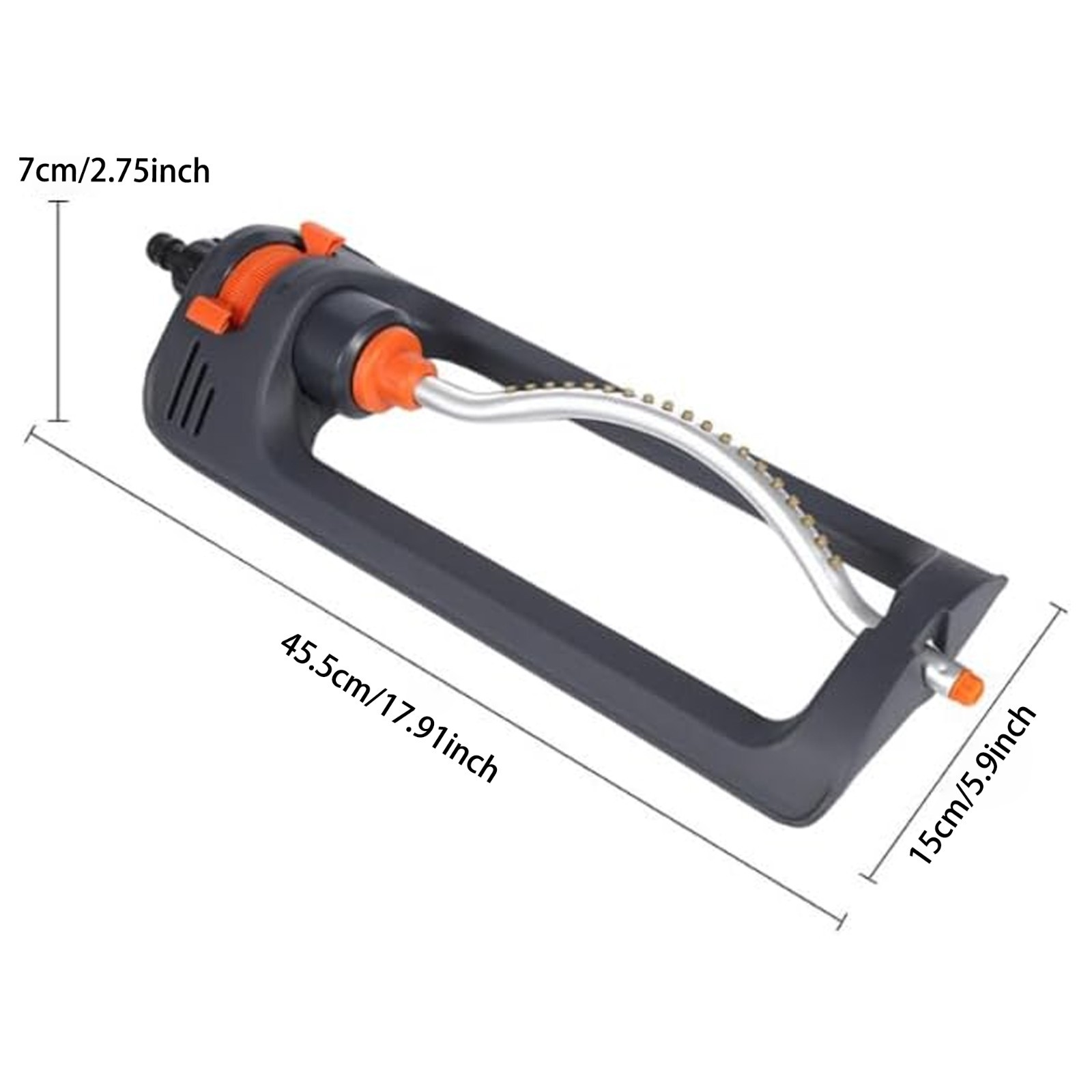 Oscillating Lawn Sprinkler 4000 Sq Ft Spray Watering Garden Yard Irrigation