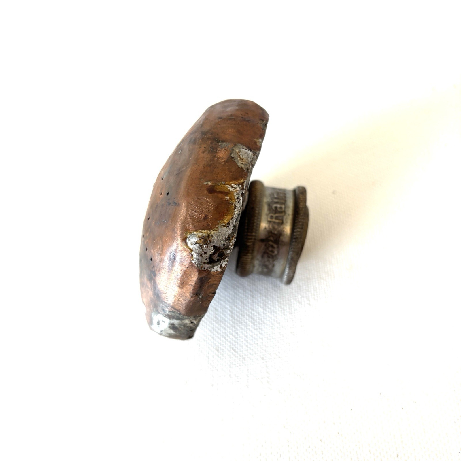 Rain King Sprinkler Nozzle Spray Rose Head Cap Copper Replacement Part Antique