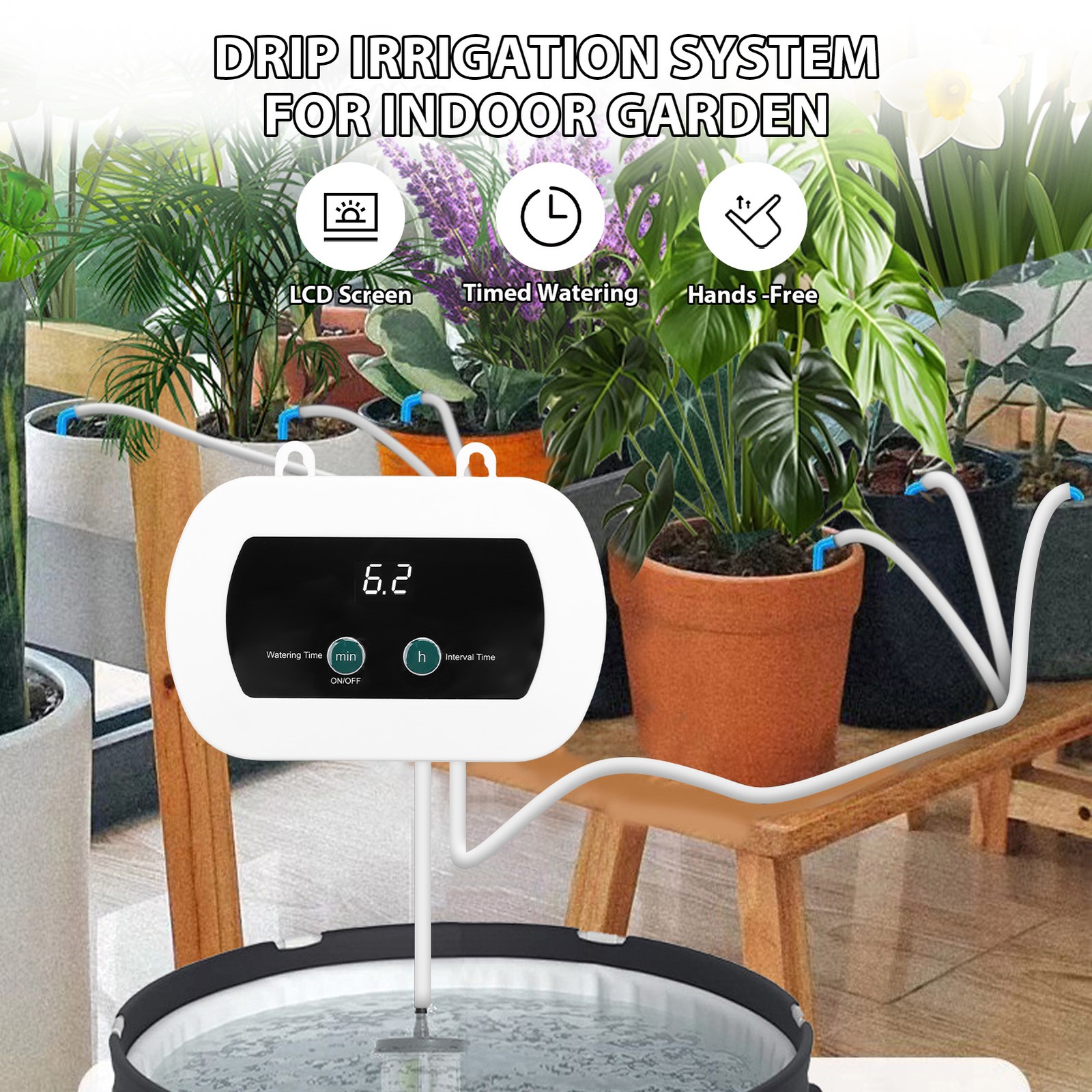 Automatic Waterer Irrigation Kit Houseplants System Irrigation Indoor Garden