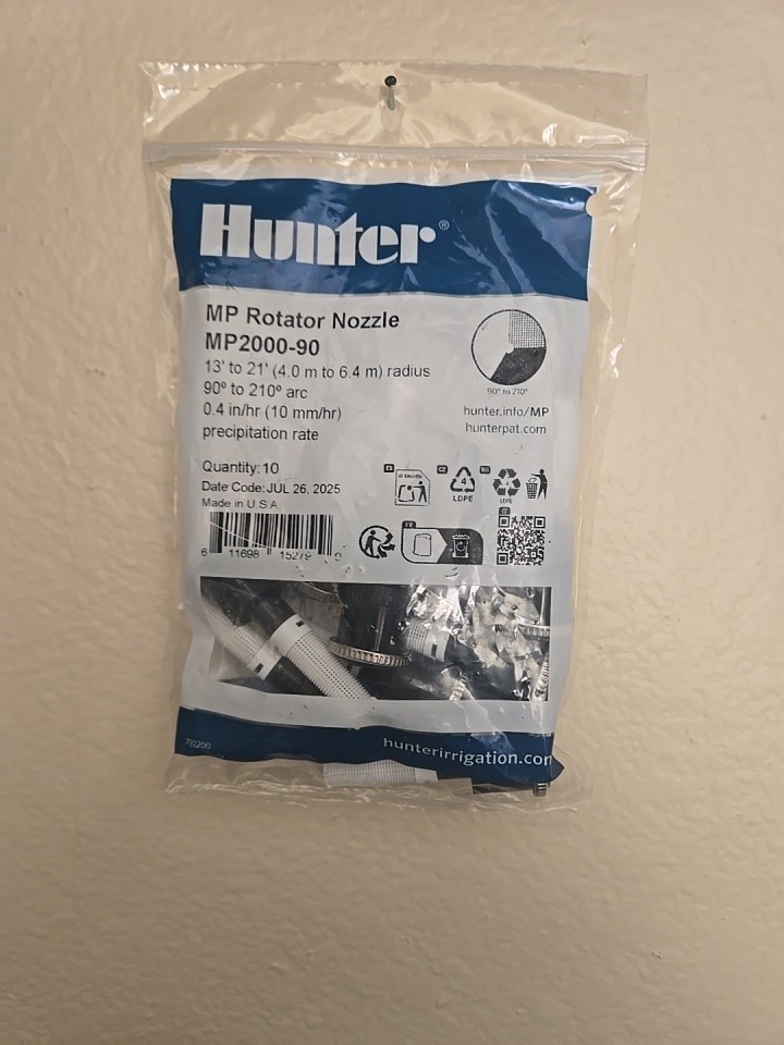 10 Hunter MP 2000 90-210 Rotator Sprinkler Nozzles NEW