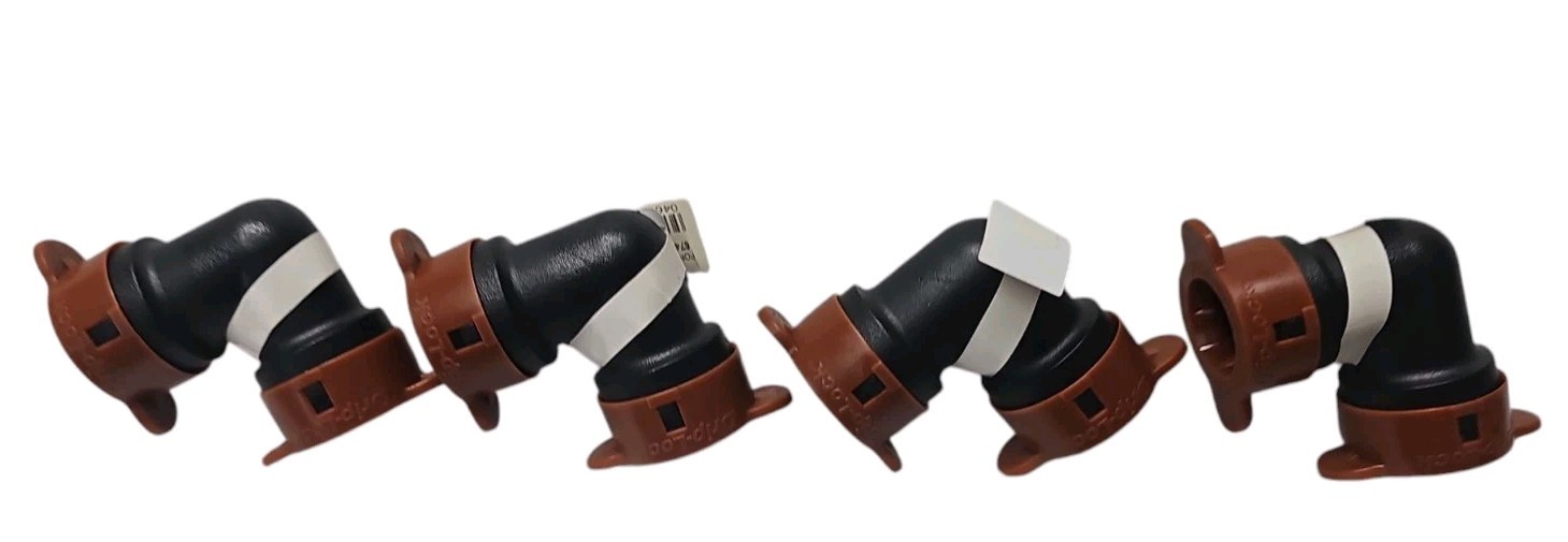 ORBIT 67490 1/2” Drip-Lock Irrigation Elbow Polyethylene Push-to-Fit – Lot Of 4