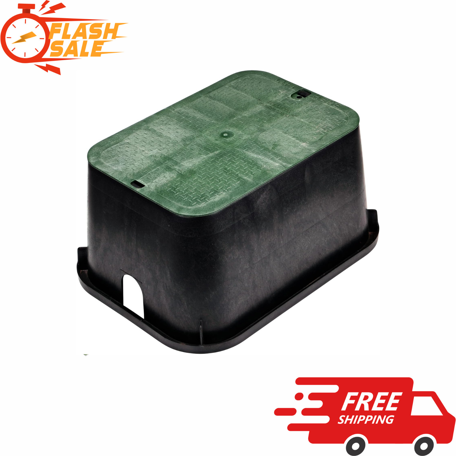NEW 15x22in Rectangular Jumbo Valve Box Cover 12in Height Black Green
