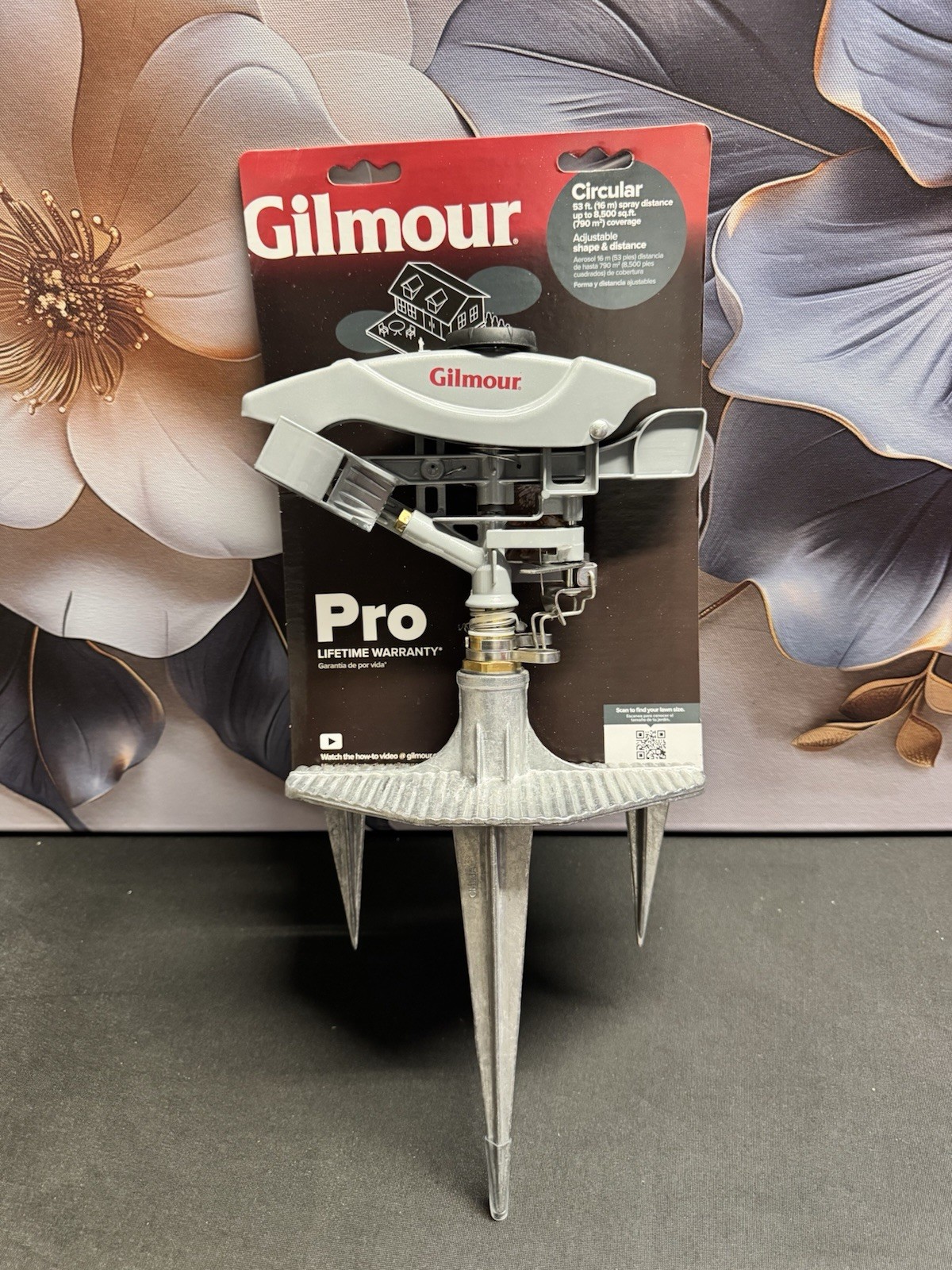 Gilmour Spike Base Impulse Sprinkler Metal (809993-1001)