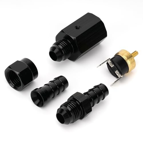 13021 in-Line 6AN Engine Remote Cooler Electric Fan Control Thermostat Switch