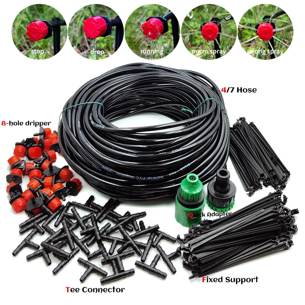 OASIS 50M-5M DIY Drip Irrigation System Automatic Watering Garden Hose Micro Dri