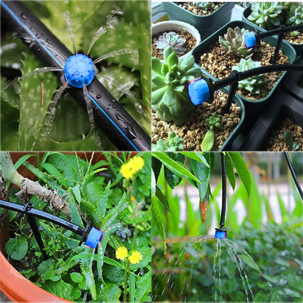 Adjustable Emitter Dripper Micro Drip Irrigation Sprinkler Watering System Lot