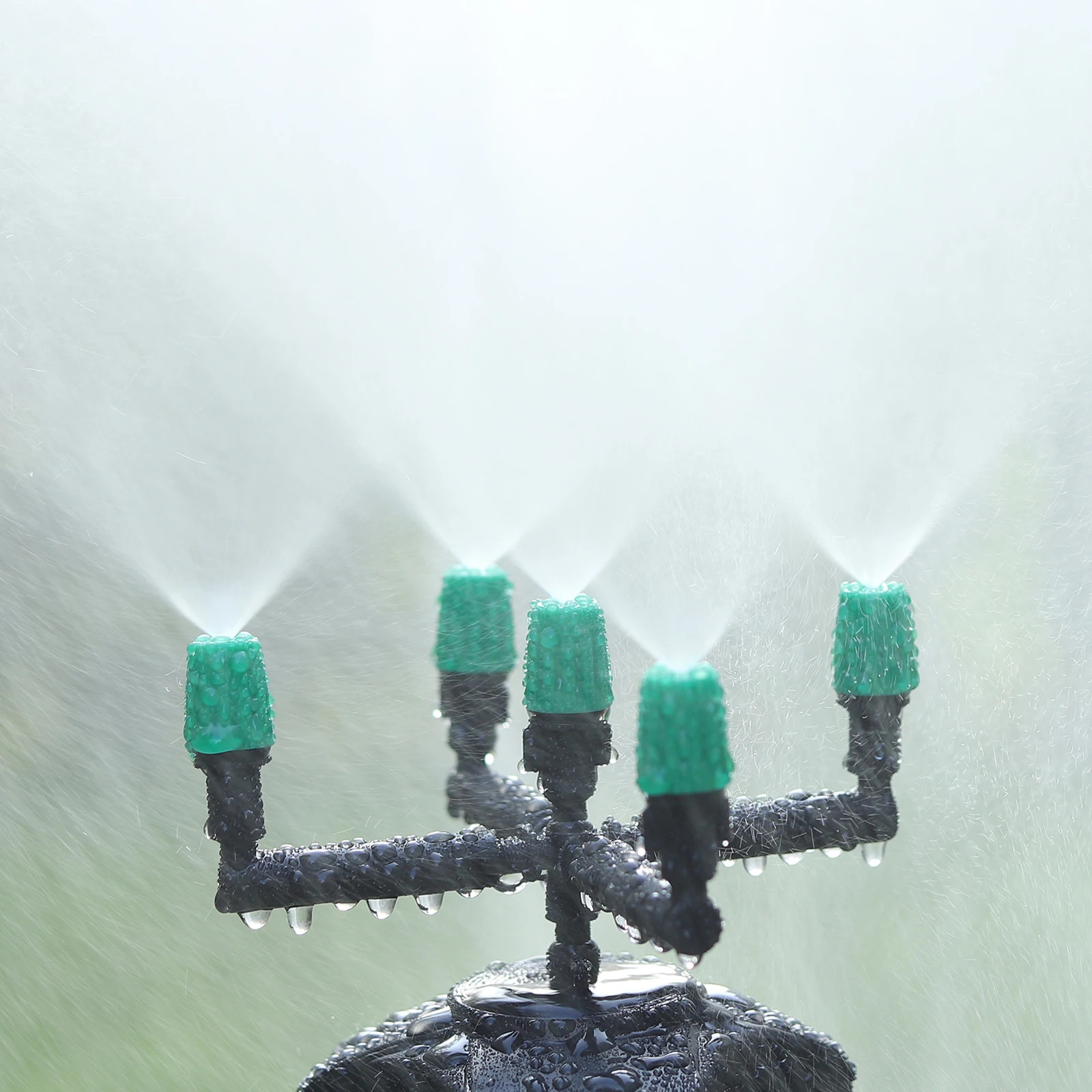 Garden Irrigation Misting System Watering Atomizing Sprayer 5-Way Wide Range Ato