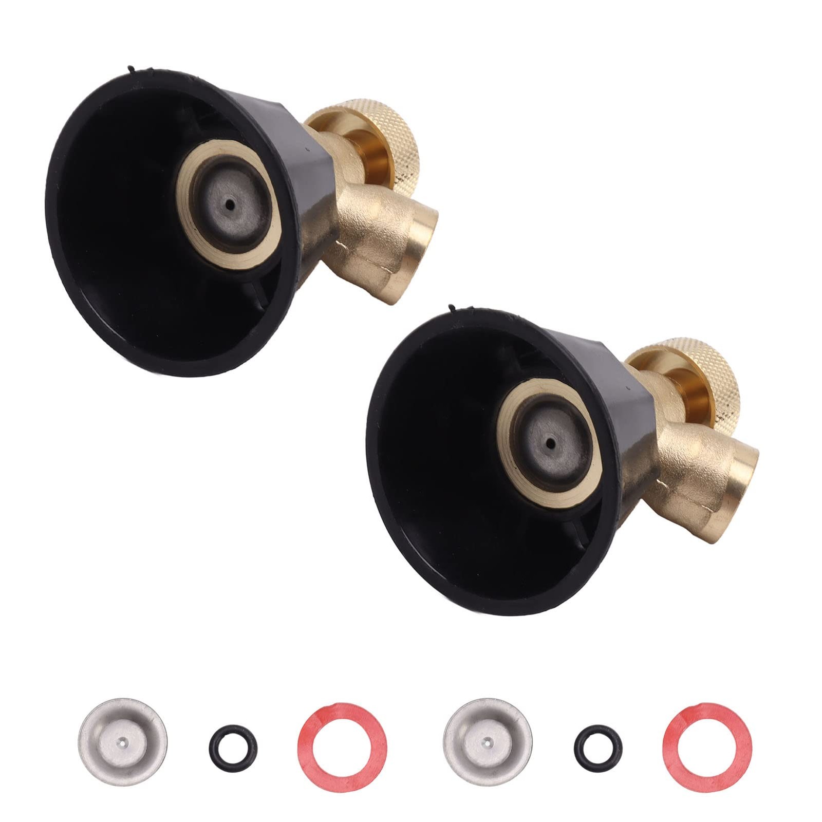 Mist Sprinkler 2 Set Misting Nozzle Copper Plastic Big Fog Fine Mist Water At…