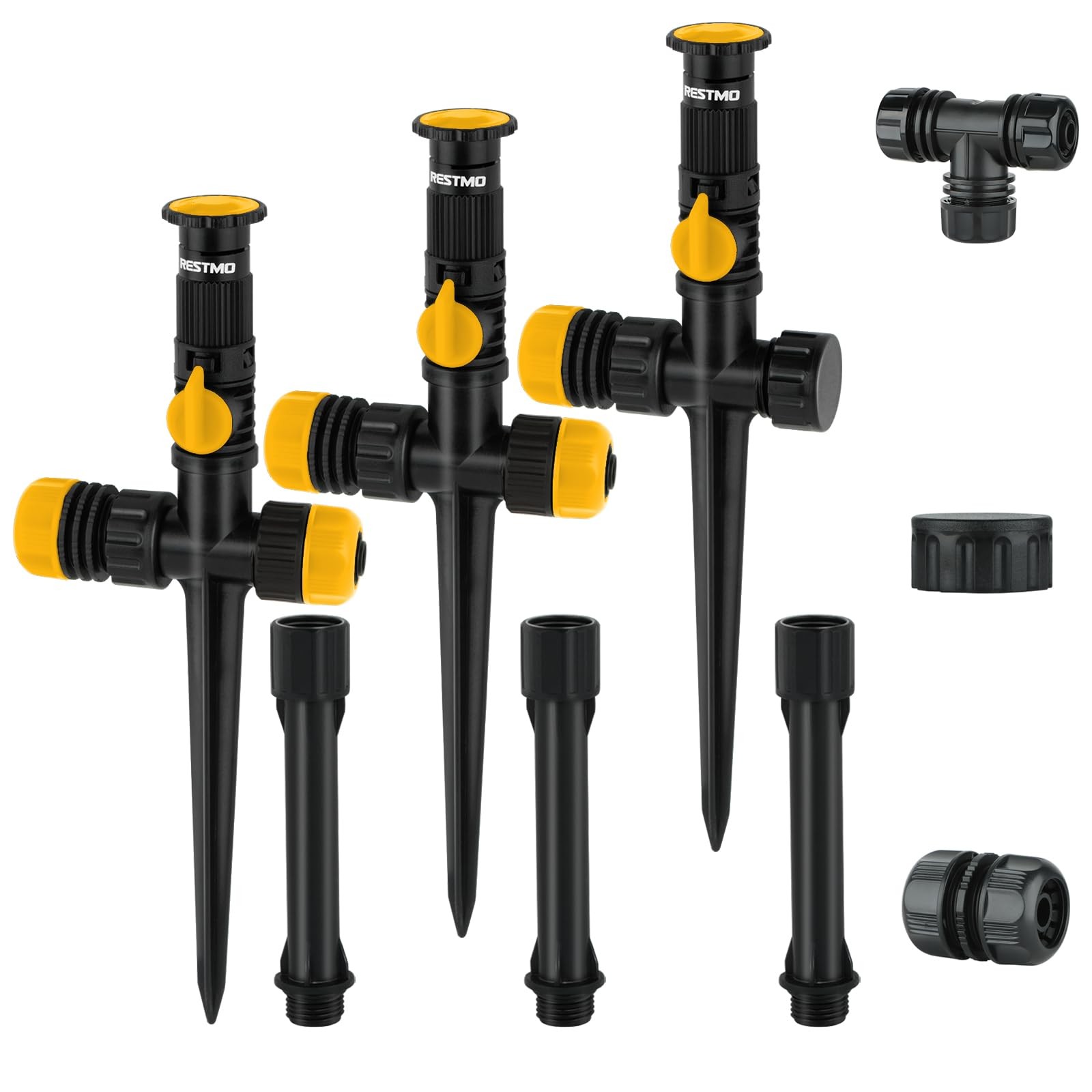 Above Ground Sprinkler System, Flexible DIY Irrigation Kit, Multi-Adjustable …