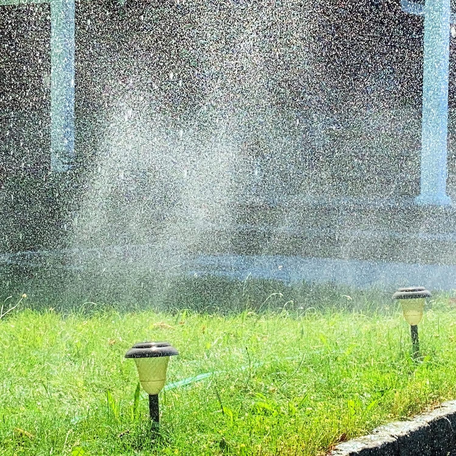 Versatile 25ft Green Sprinkler Hose – 7- Guarantee and Multiple Uses