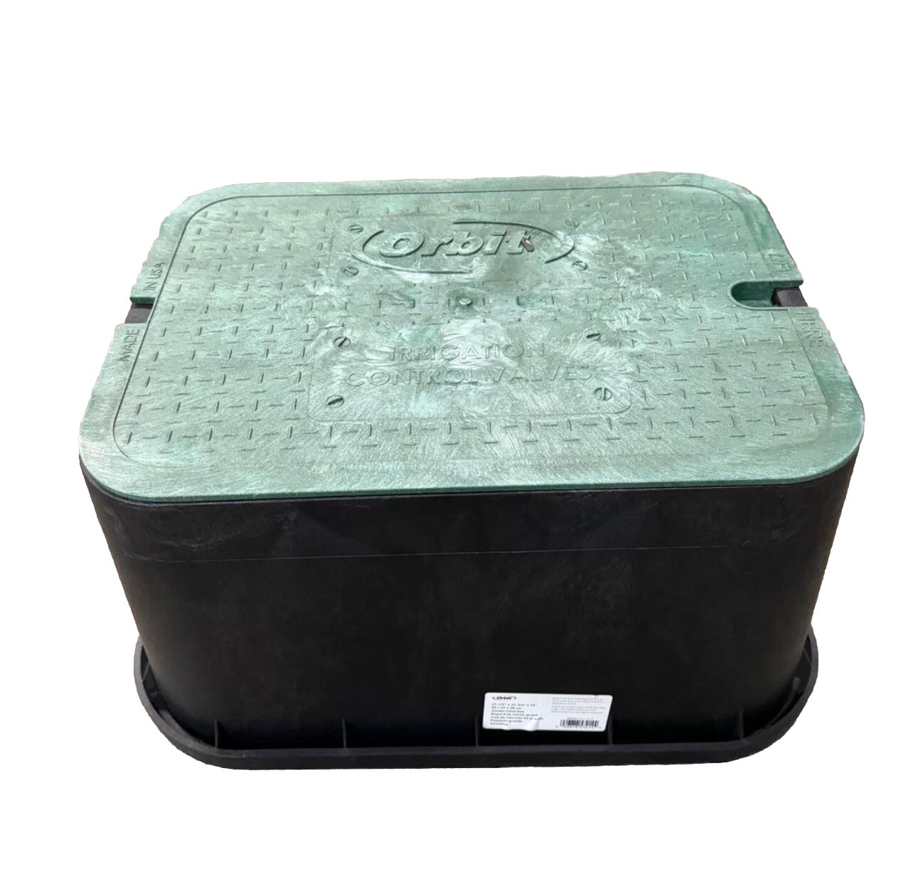 Orbit Sprinkler System 20-Inch Jumbo Rectangular Valve Box