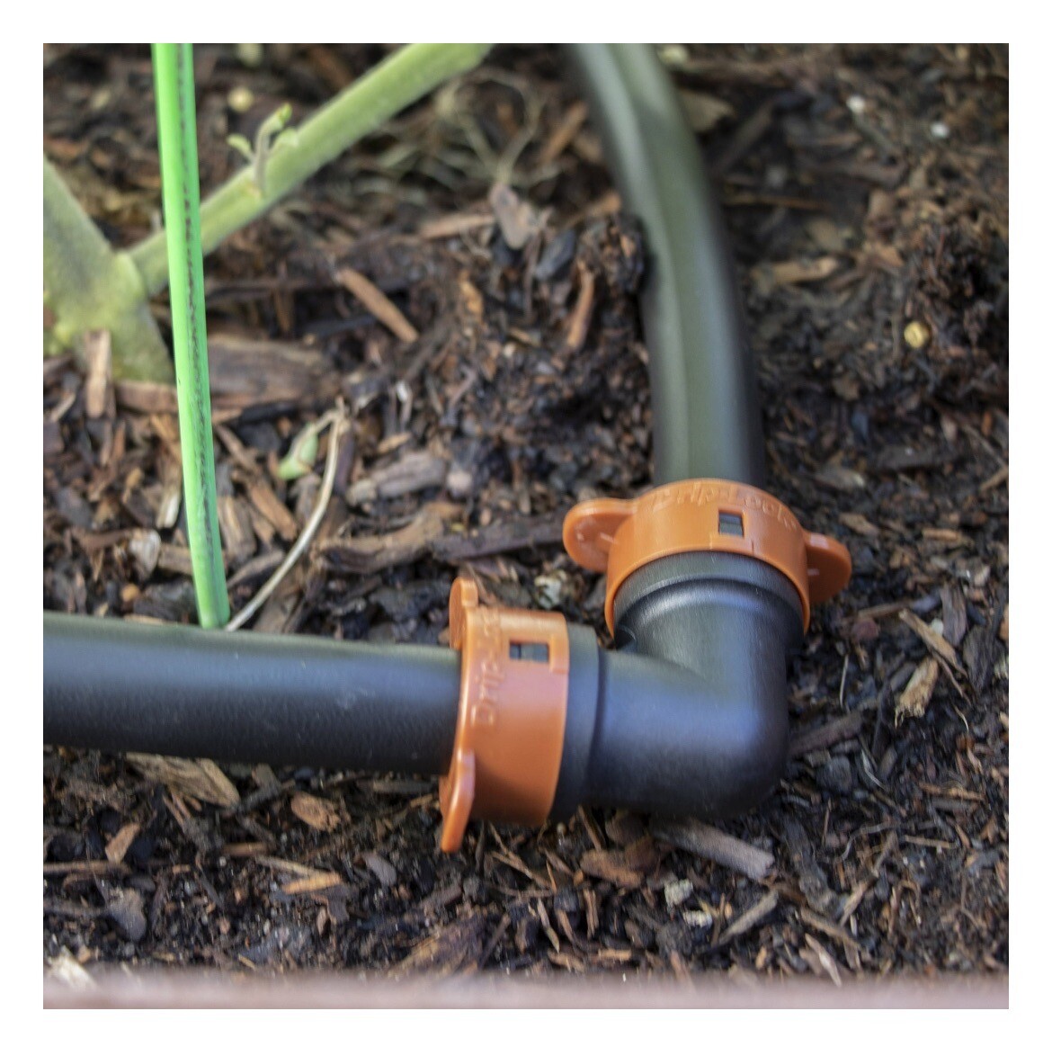 ORBIT 67490 1/2” Drip-Lock Irrigation Elbow Polyethylene Push-to-Fit