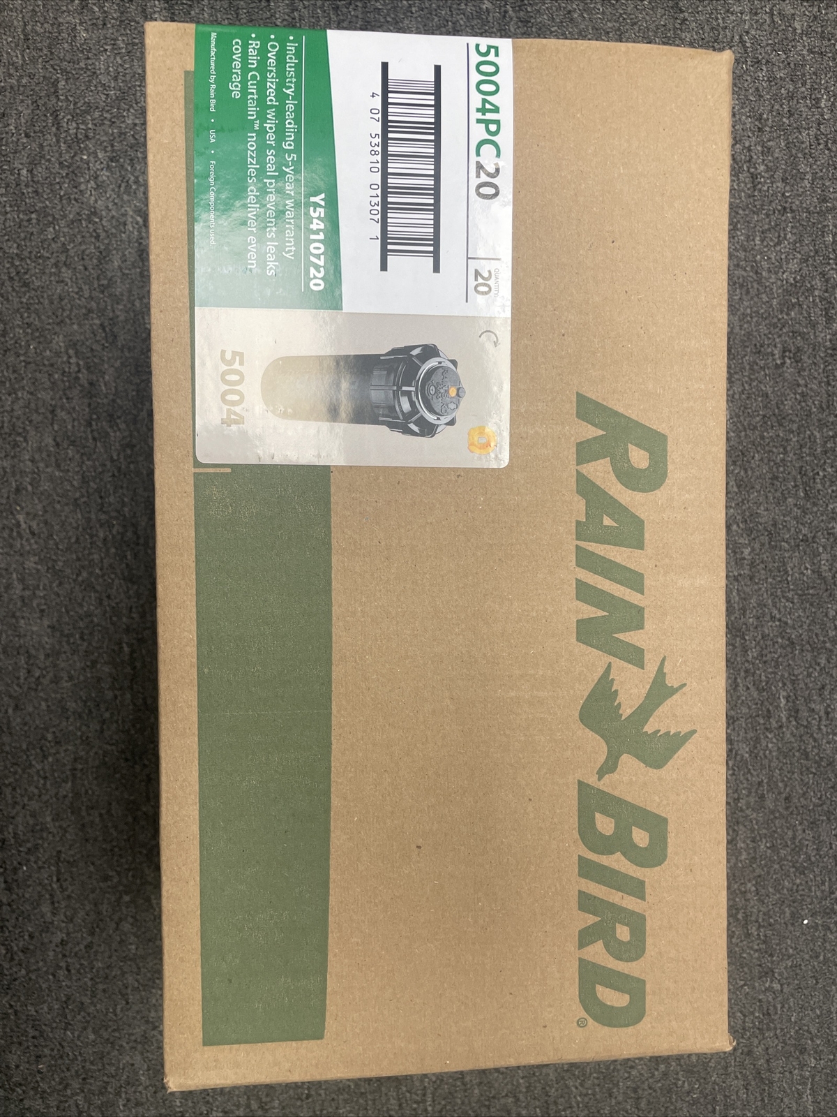 20pk Rain Bird 5000 Series 5004PC20 Adjustable Circle Rotor Sprinklers Free Ship