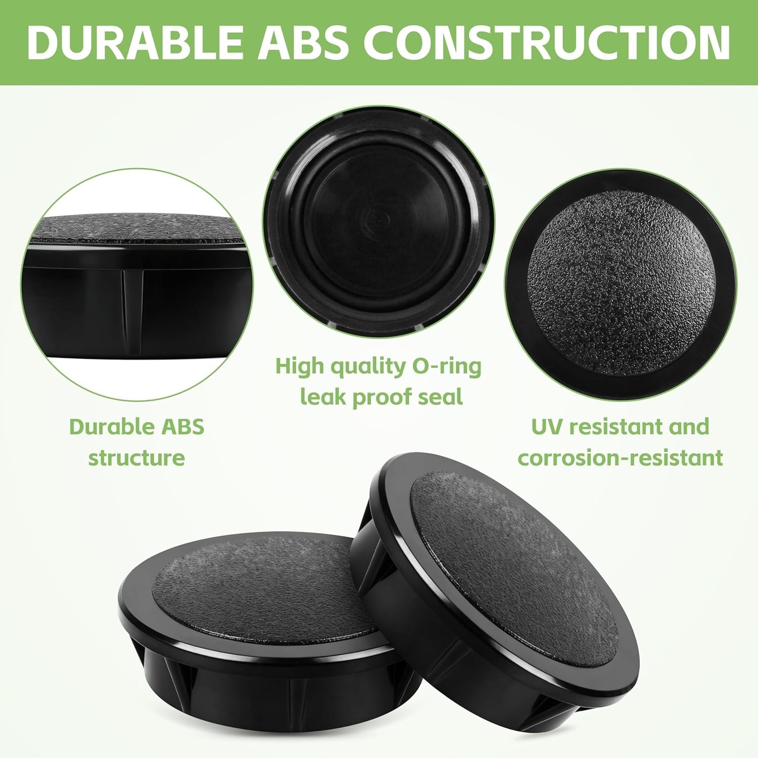 Sprinkler Head Caps for Rain Bird 1800 Series, Replacement 1800XC Model with O-R