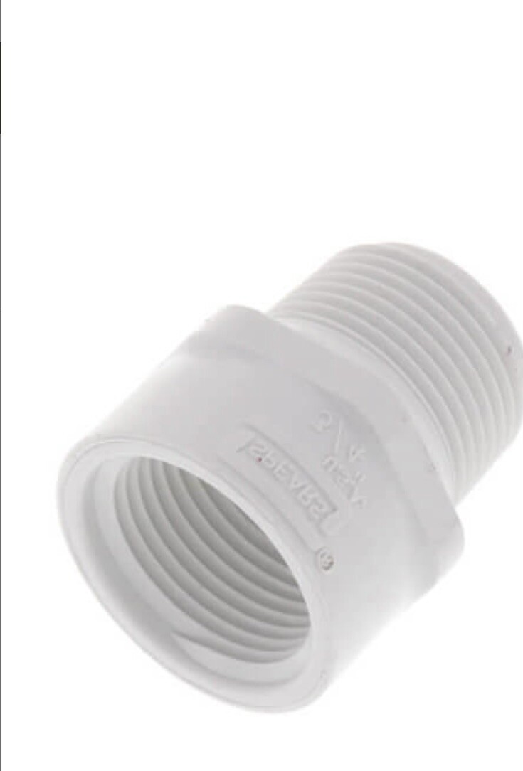 3/4 Inch PVC Sch. 40 Female x Male Riser Extension NPT 3/4″ – Irrigation Pro