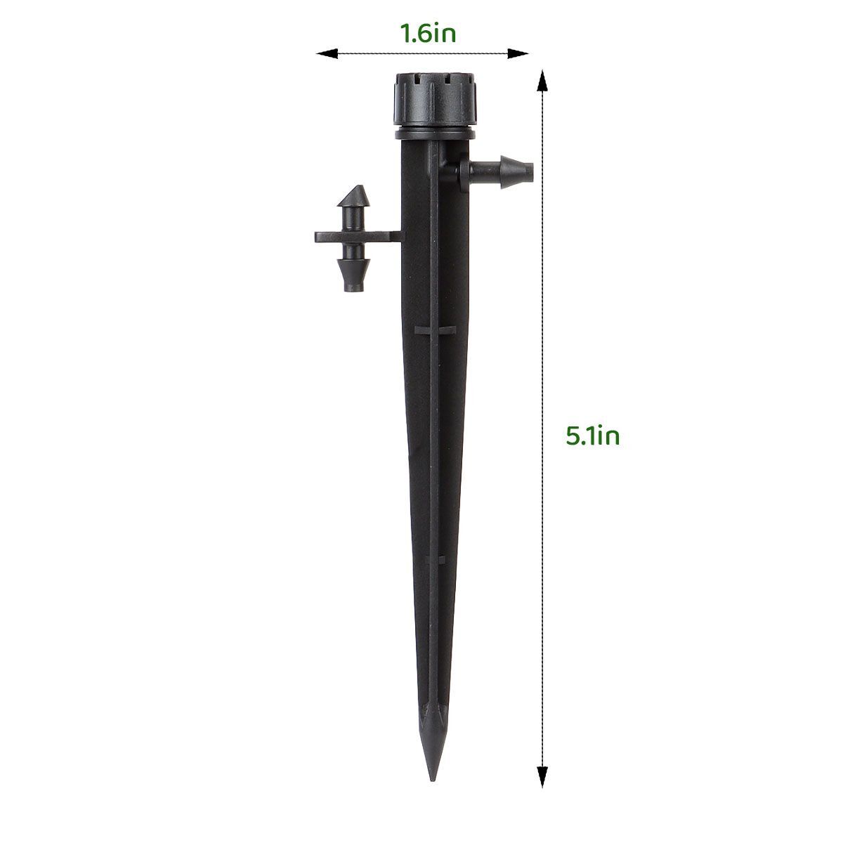 360° Adjustable Water Flow Irrigation Drippers Stake Emitter Drip System (50PCS)
