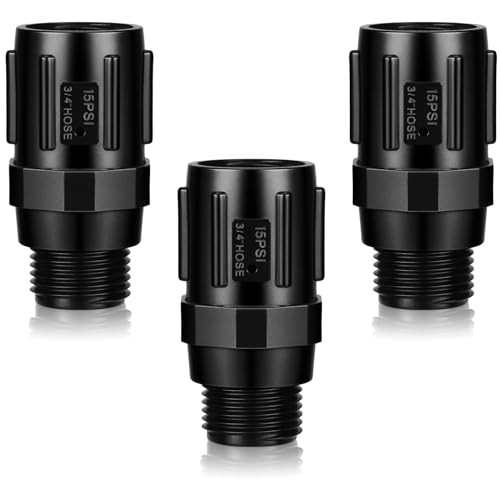 Pcs Drip Irrigation Pressure Regulator/4″ Female Hose Thread x/4″ 15 Psi 3
