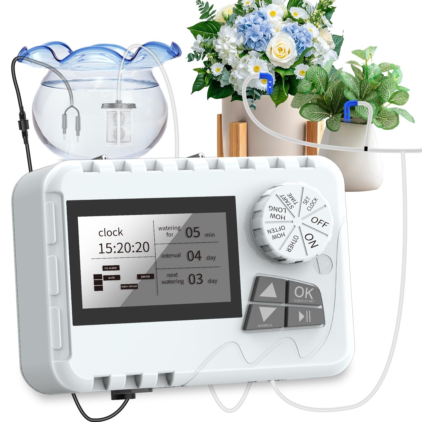 Automatic Watering System TRJZWA Newest Indoor Plant Watering System Kit