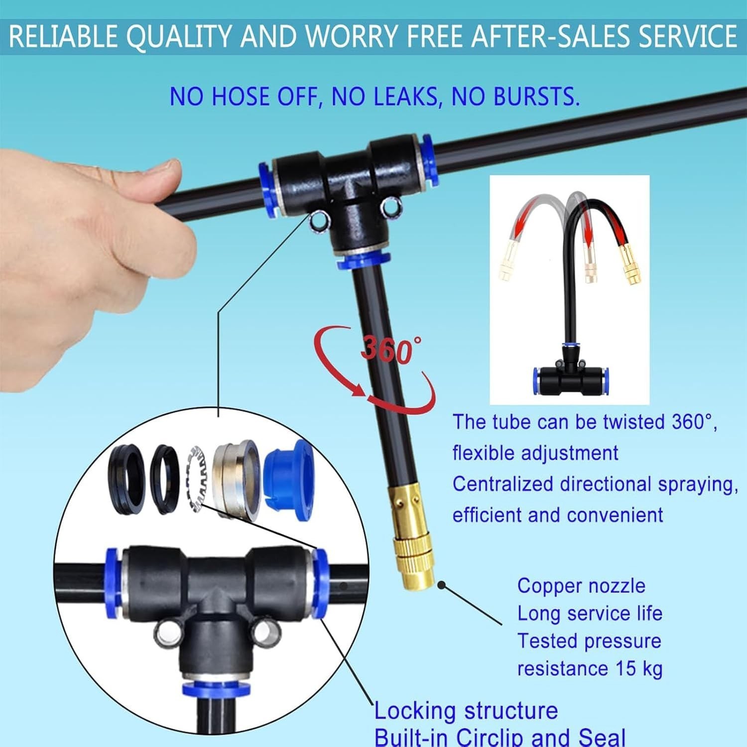 Drip Irrigation Kit Garden Irrigation System Plant Lawn Watering Drip Adjustable