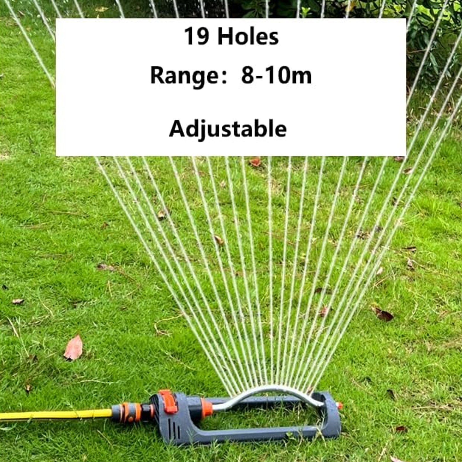 Oscillating Lawn Sprinkler 4000 Sq Ft Spray Watering Garden Yard Irrigation