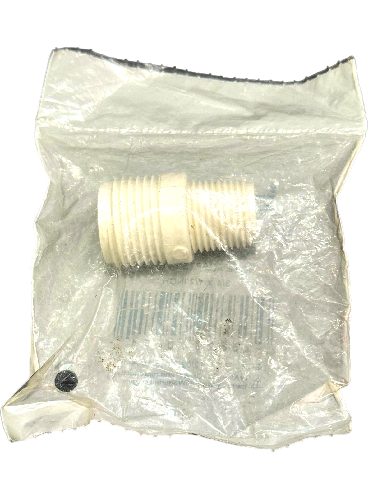 LASCO Hose Adapter 3/4″ in. MHT x 1/2″ in. MIP PVC Garden Hose to Pipe Fitting