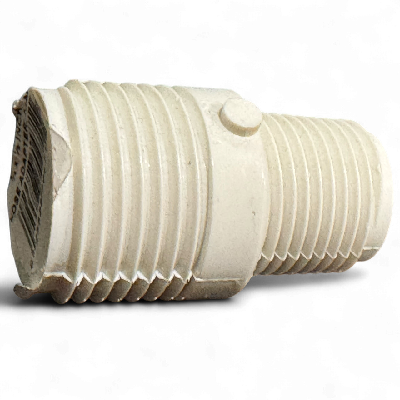 LASCO Hose Adapter 3/4″ in. MHT x 1/2″ in. MIP PVC Garden Hose to Pipe Fitting
