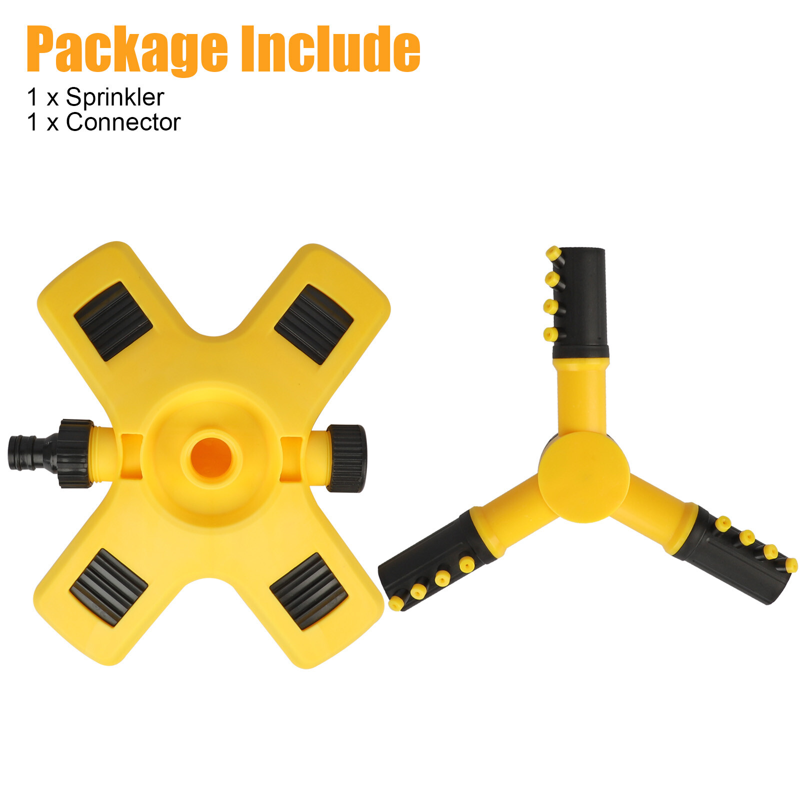 Garden Lawn Sprinkler 360°Auto Spray Grass Watering Irrigation System Patio Yard