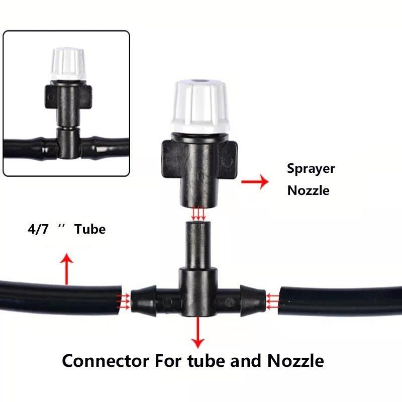 10M Irrigation Kit – 10 Misting Sprinklers for Garden & Cooling Systems