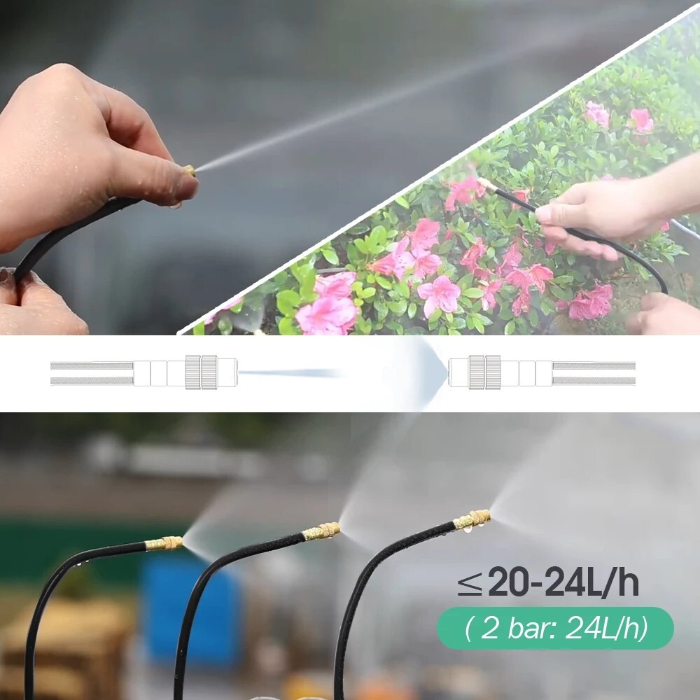 Drip Irrigation Kit Garden Irrigation System Plant Lawn Watering Drip Adjustable