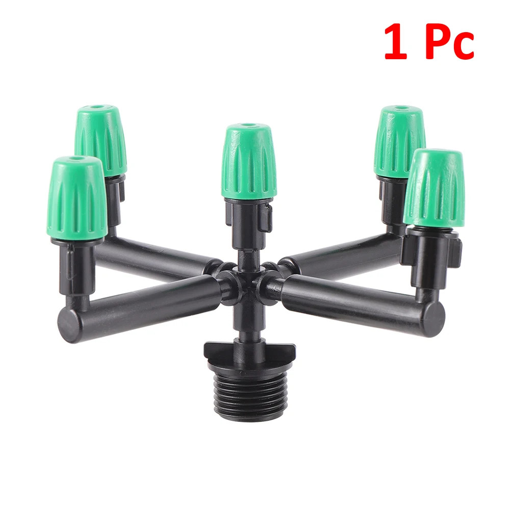 Garden Irrigation Misting System Watering Atomizing Sprayer 5-Way Wide Range Ato