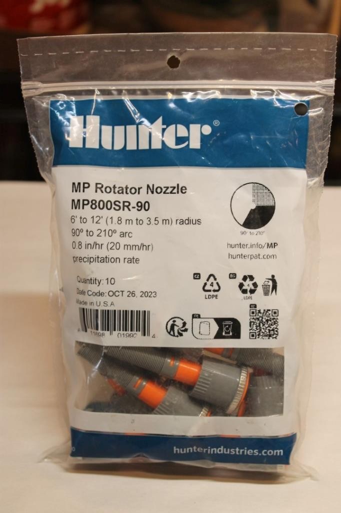 Pack of 10 Hunter MP Rotator Sprinkler Stream Nozzle MP800SR-90 – NEW