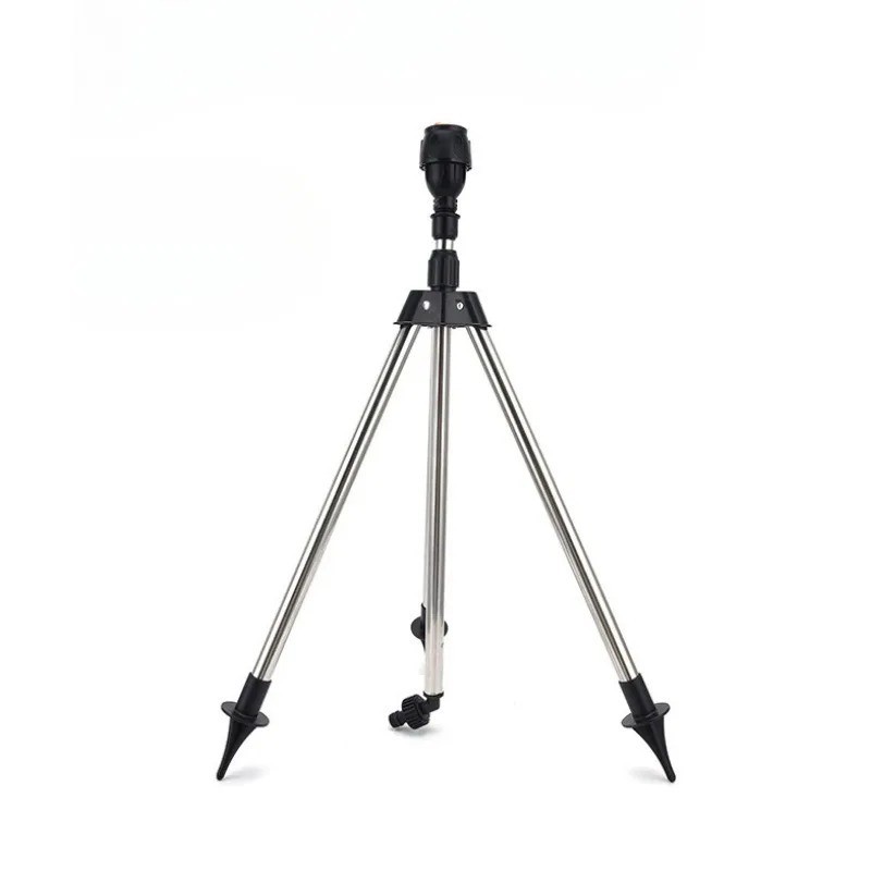 1 Set 360° Rotating Irrigation Tripod Lawn Garden Sprinkler Telescopic
