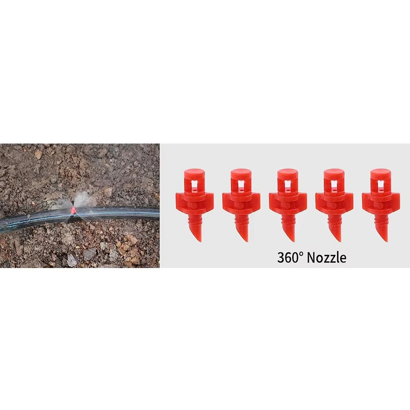 25-100Pcs 90 180 360 Angle Simple Refraction Sprinkler Nozzle Head High Quality