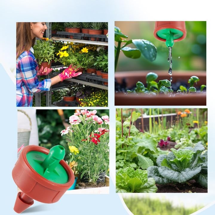 30 Pcs 0.25 GPH Pressure Compensating Irrigation Spot Drippers,Constant Flow B