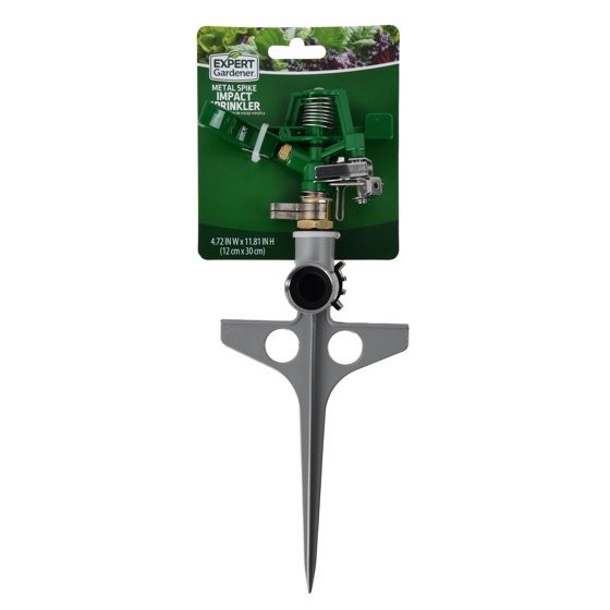Expert Gardener 5600 sq ft Pulsating Spike Lawn Sprinkler