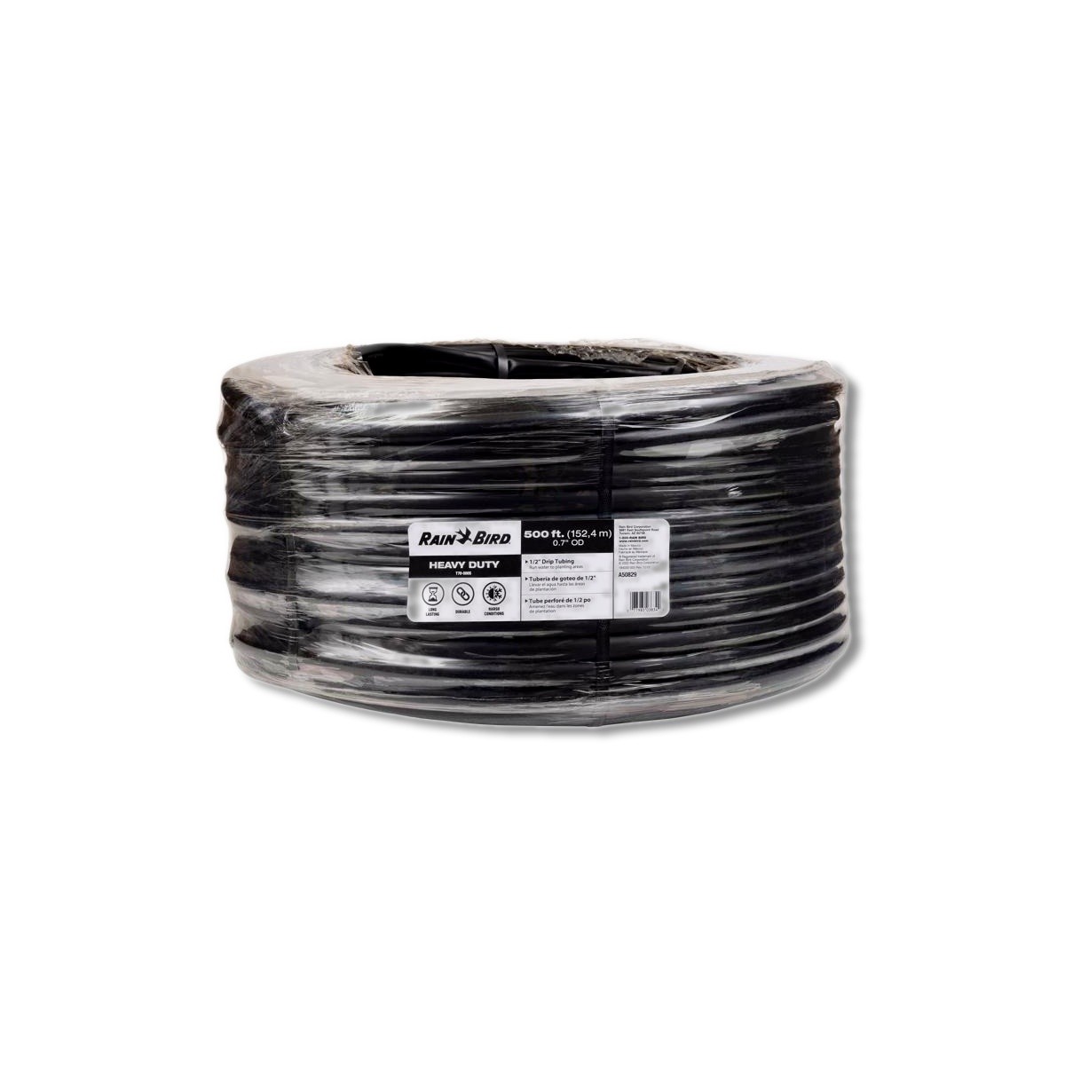Rain Bird Polyethylene Drip Irrigation Tubing 1/2 in D X 500 ft. L T70-500S