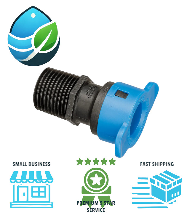 Orbit 31974 Outdoor Blu-Lock Plastic Adapter 1/2″ Inch MPT Male for Irrigation