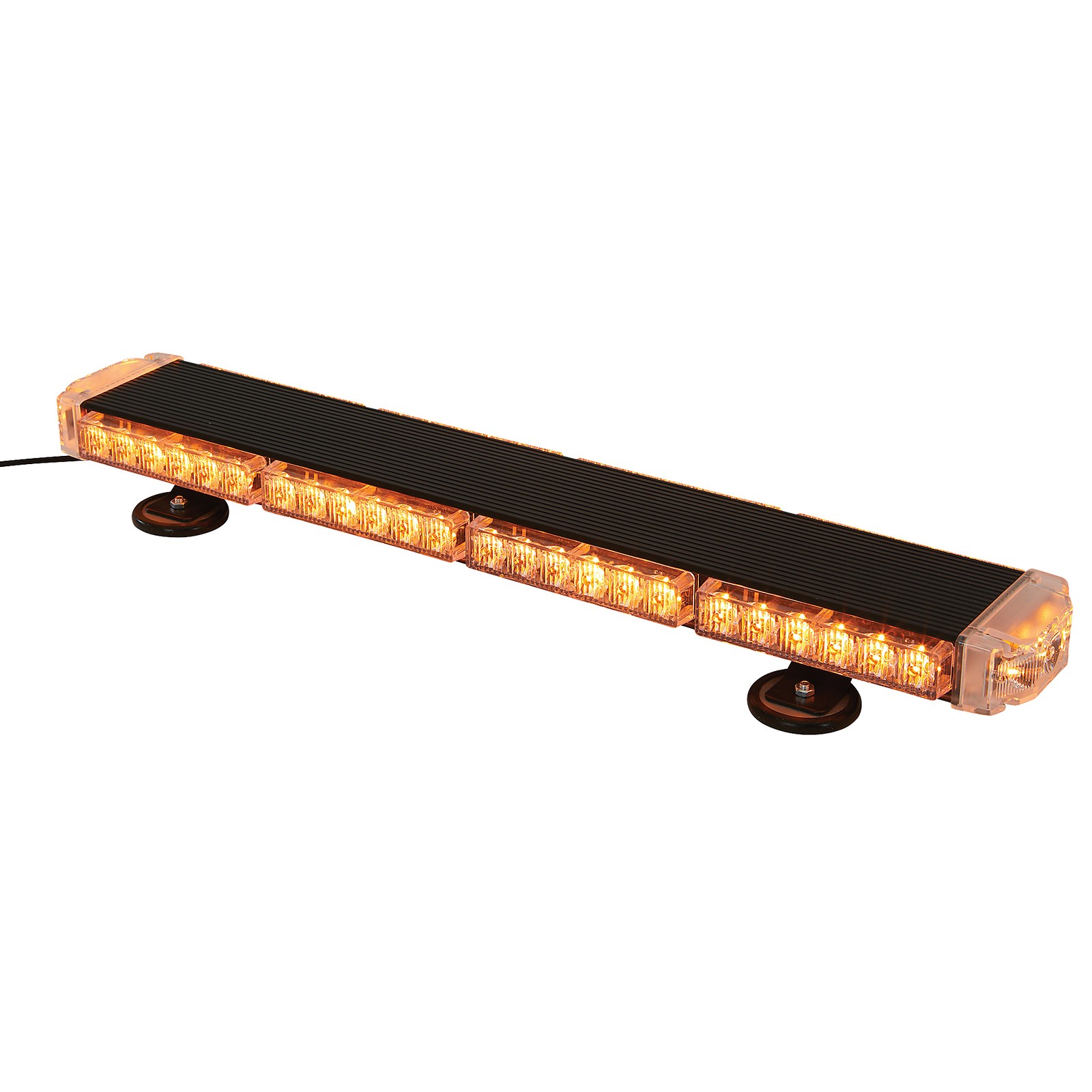 Strongway LED Warning Light Bar with Magnetic Base, 26.5in., 54 Watts, Clear