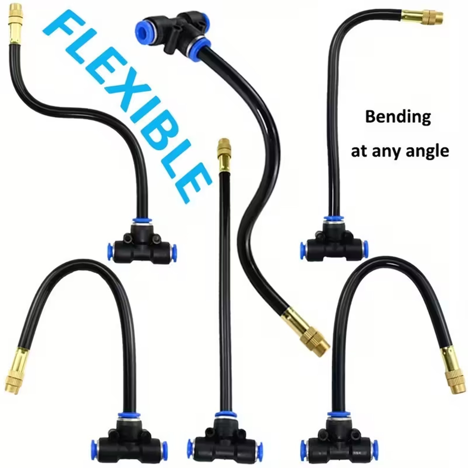 65 ft Adjustable Drip Irrigation Kit Automatic Garden Watering System 360° Drip
