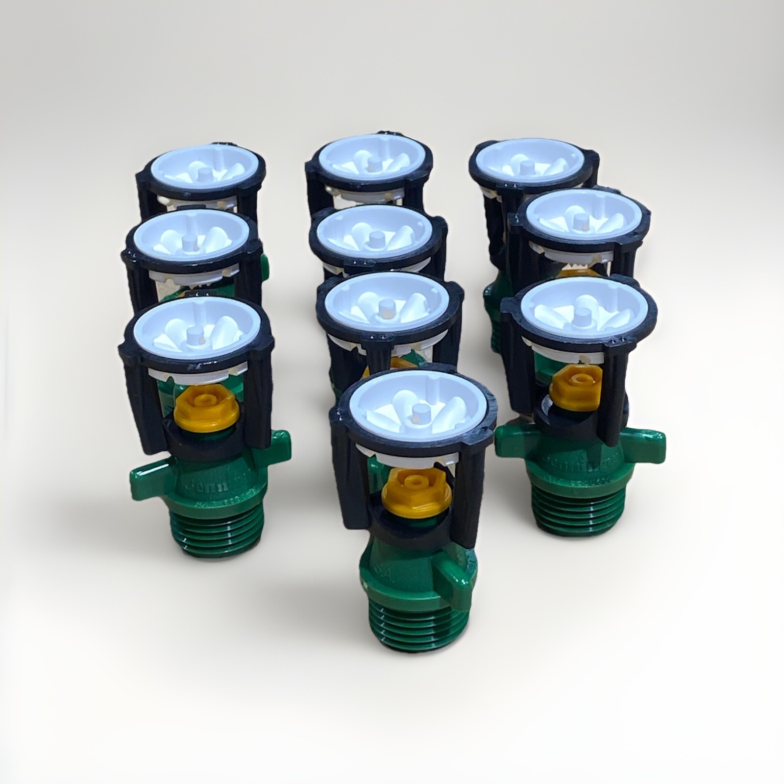 10 Pieces Senninger WOB06M200GRN 1/2″ #6 Mini Wobbler Sprinkler Head New