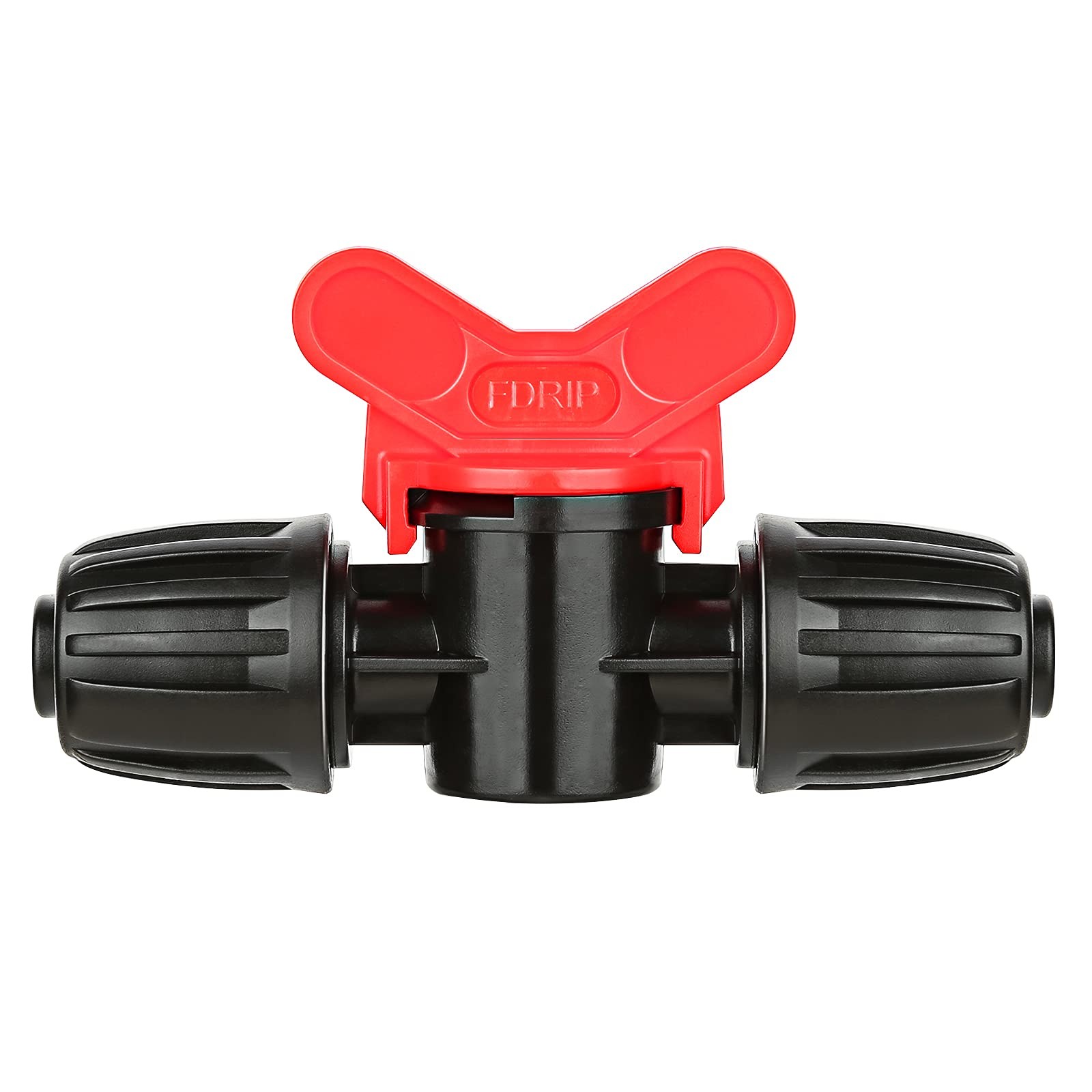 1/2 Inch Drip Irrigation Tubing Fittings, Barbed Switch Valve,10pcs | In-Line Ba