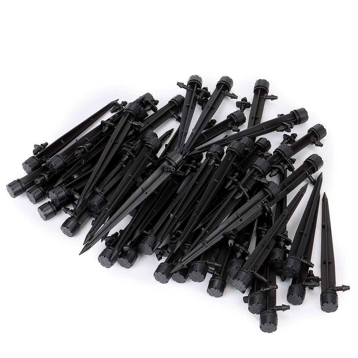 50 Pcs/set Irrigation Drippers Drip Emitters Micro Spray Adjustable Sprinkler