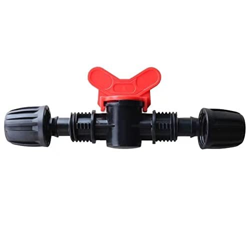 1/2 Inch Drip Irrigation Tubing Fittings, Barbed Switch Valve,10pcs | In-Line Ba