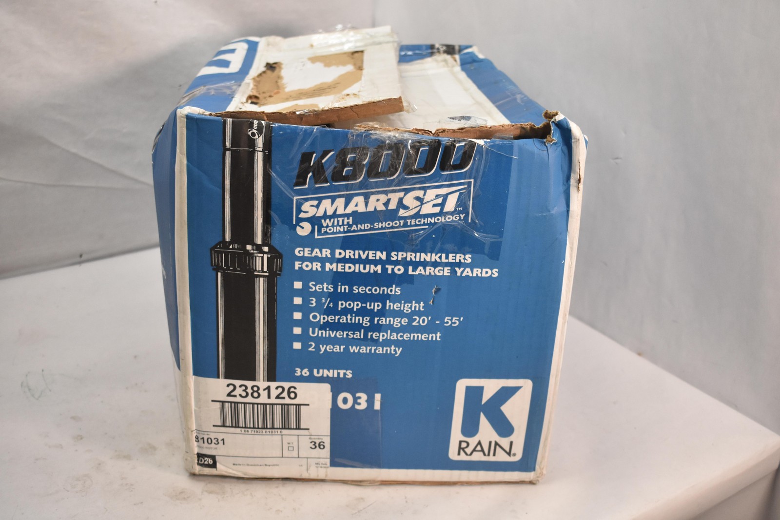 K-Rain K8000 SmartSet Rotor Sprinkler Heads Lot Of 36 Pop-Up Lawn Irrigation