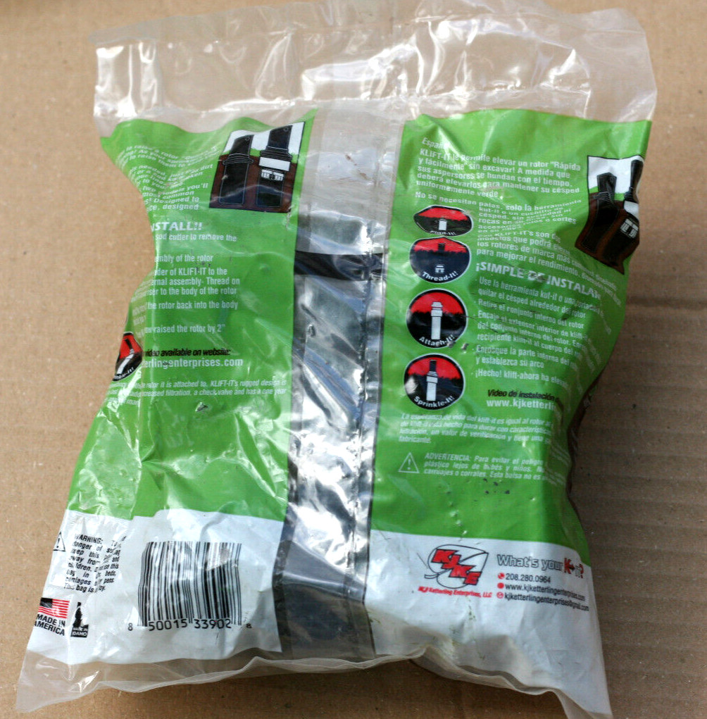 10 New PKs Klift Rotor Sprinkler Riser Extender Fits Hunter PGP Orbit Heads 2Pk