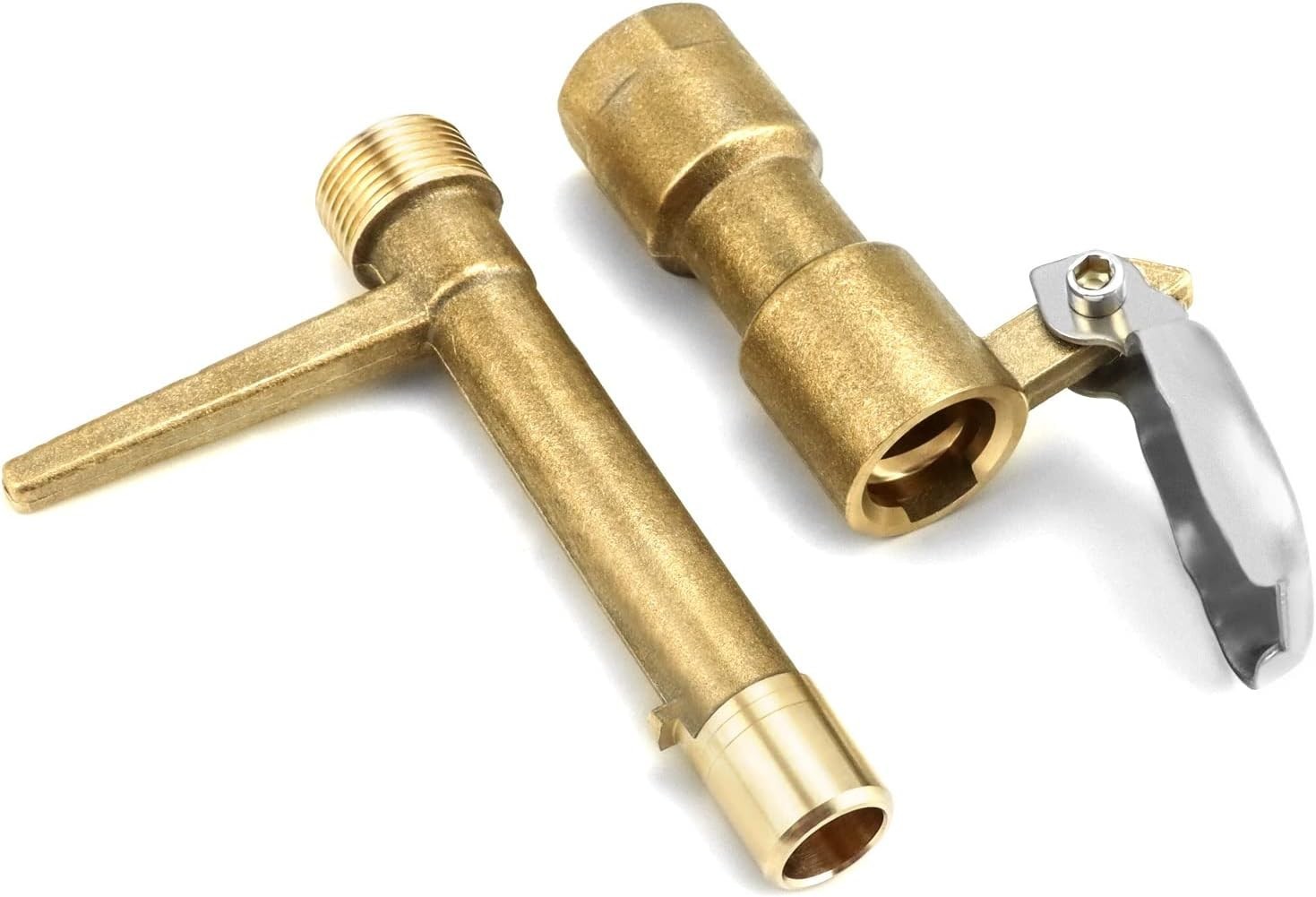 3/4-Inch Brass Quick Coupler Valve Set with Keys – Perfect for Garden & Yard