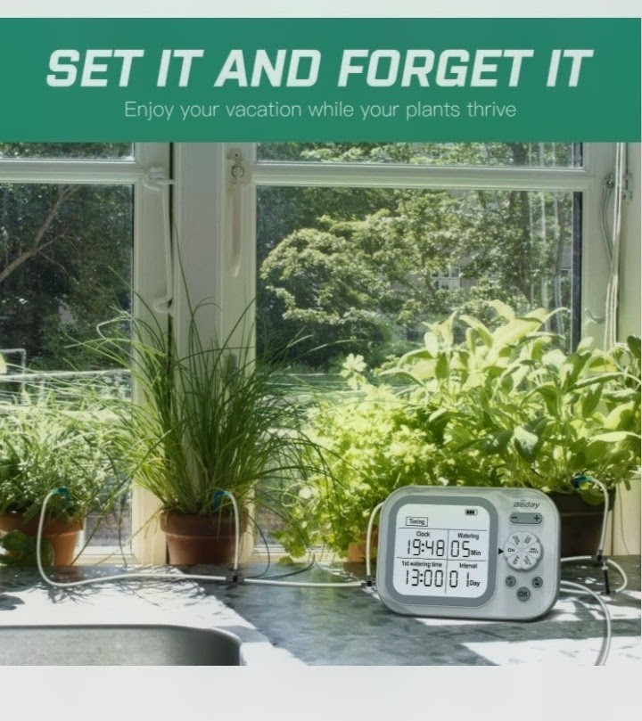 Automatic Drip Irrigation Kit Indoor Auto Watering System for 15 Potted Plants